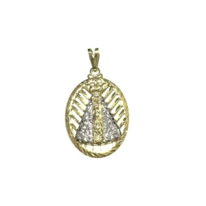 Pingente Replica Oval Nossa Senhora
