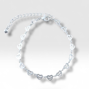 Pulseira Coração Vazado