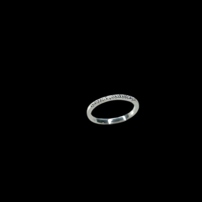 Anel Prata Aparador Zirconia