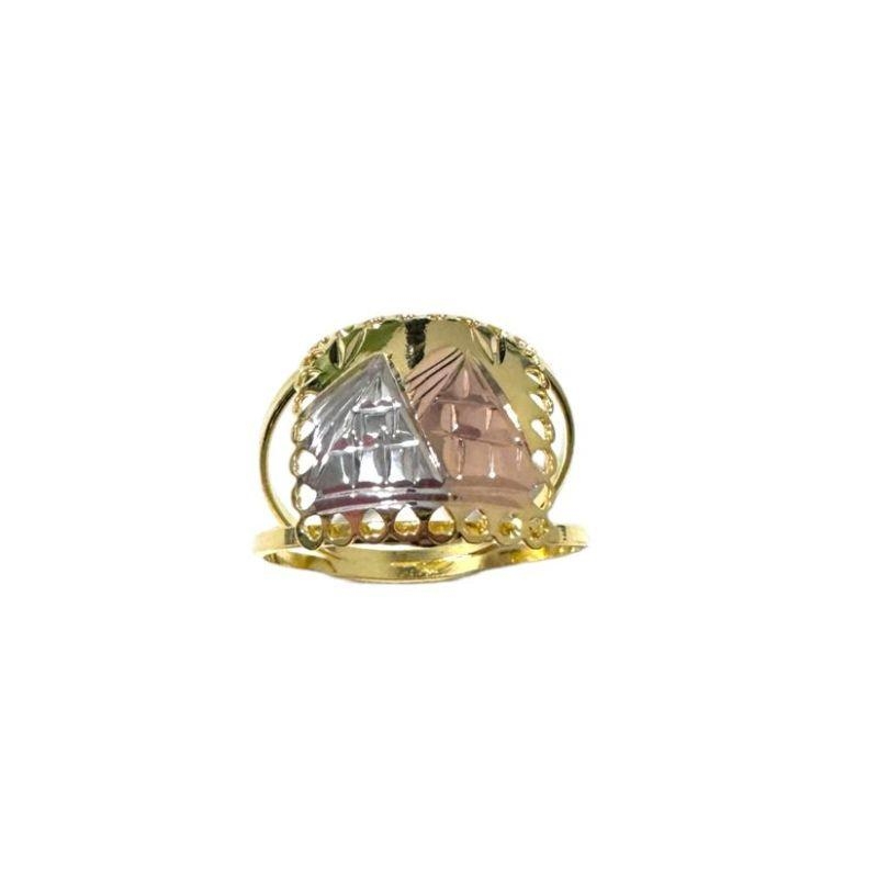 Anel Replica Chapa Piramide