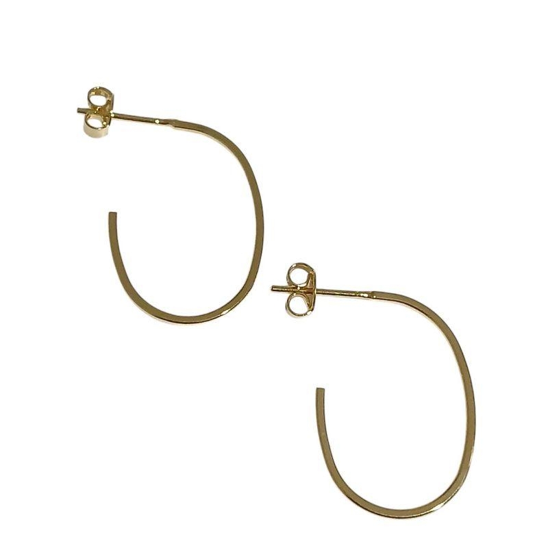 Argola Oval Lisa M