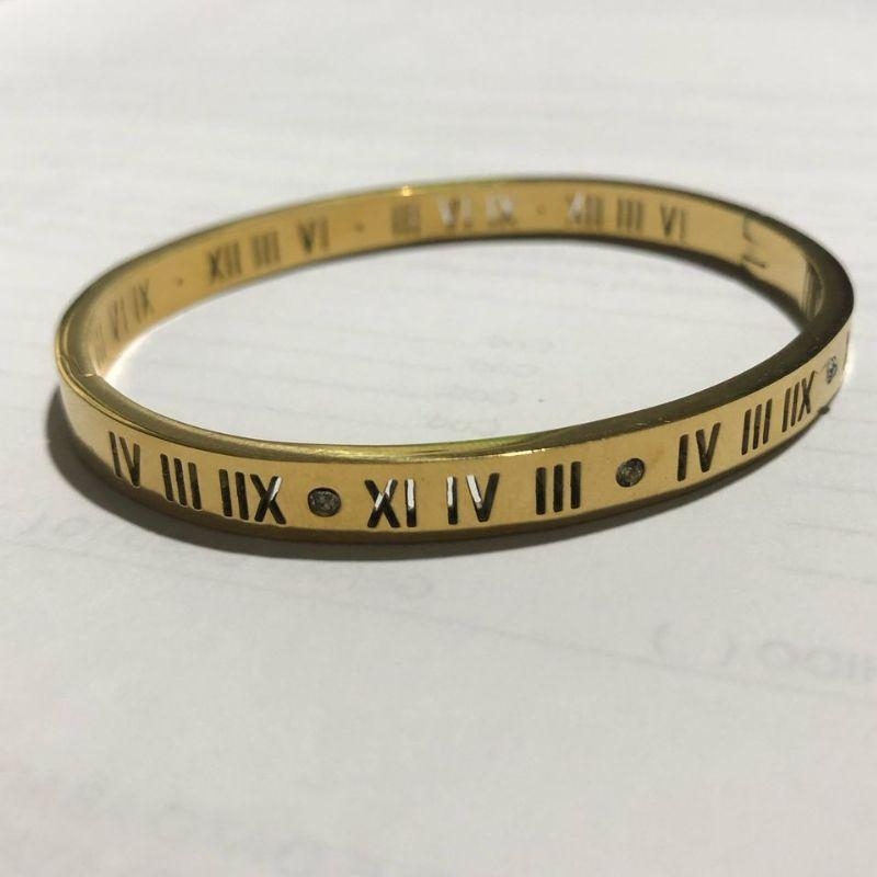 Bracelete C/ Ponto De Luz Algarismo Romanos