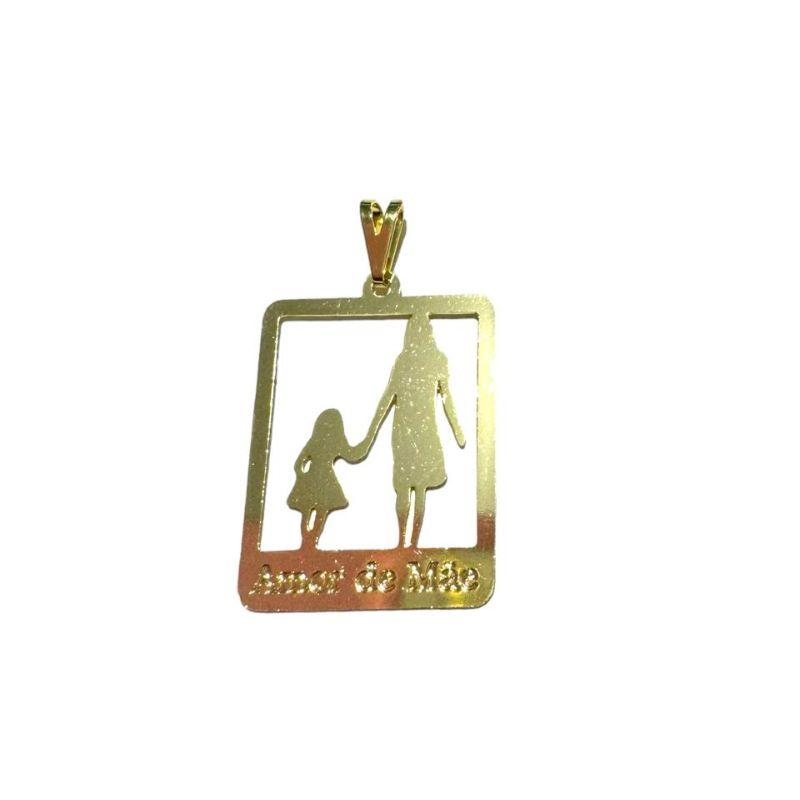 Pingente Amor De Mãe C/ 1 Menina