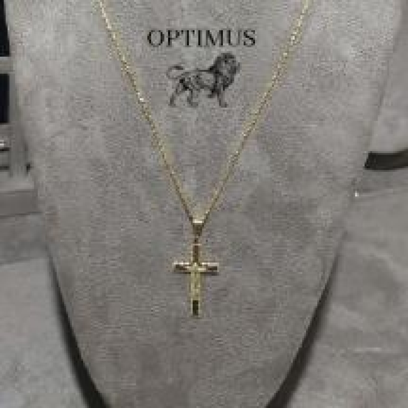 Pingente Cruz Jesus M