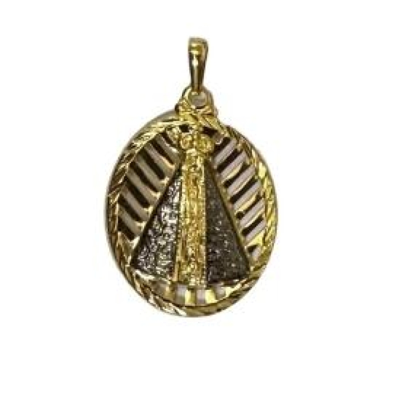 Pingente Nossa senhora G Detalhado