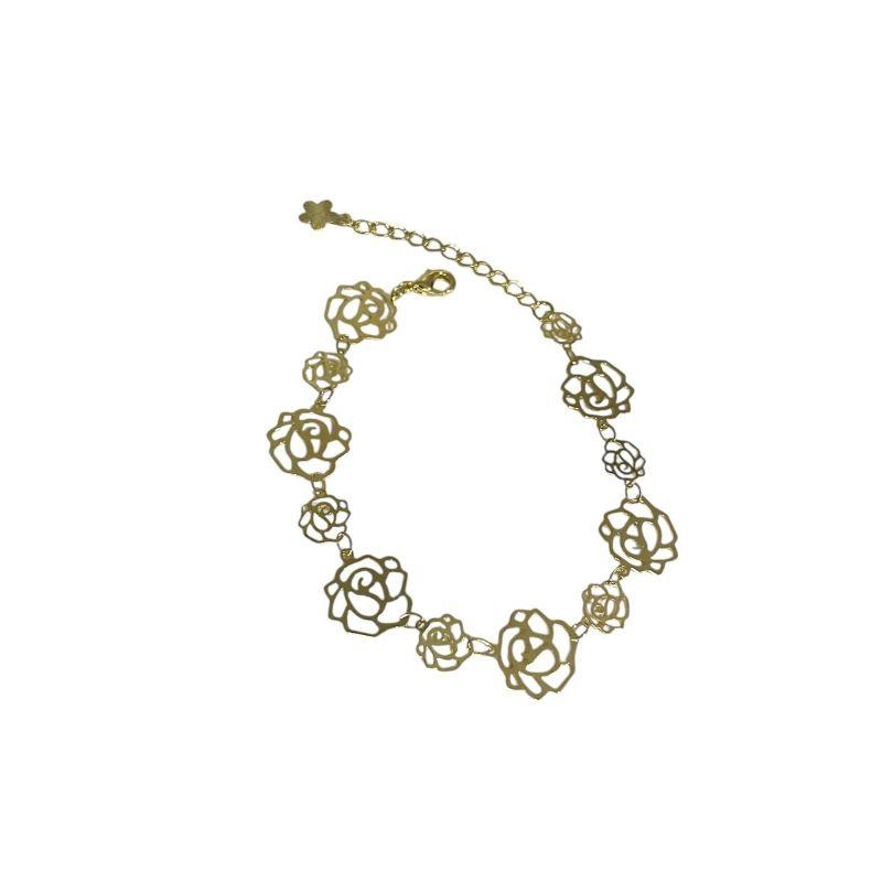 Pulseira Flores Vazadas