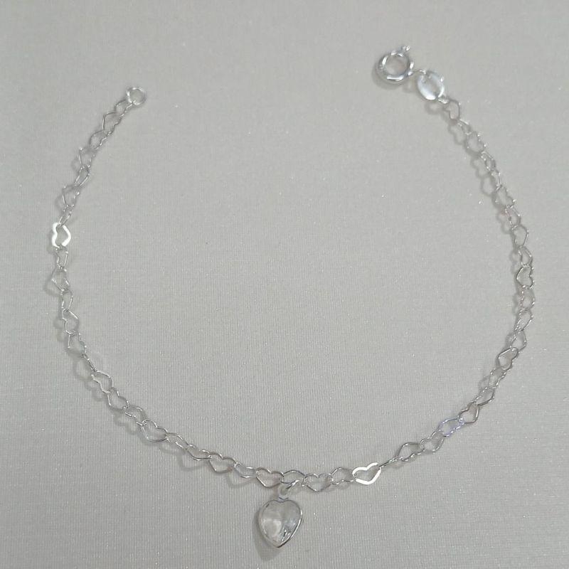 Pulseira Zirconia Coraçao