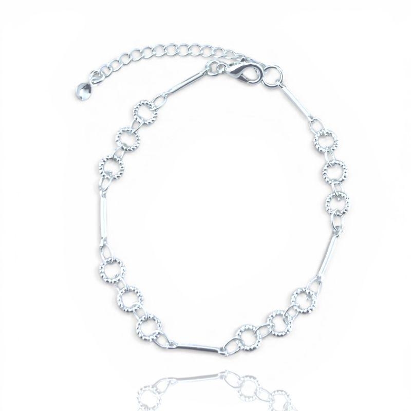 Pulseira Fio com 3 Circulos Vazados