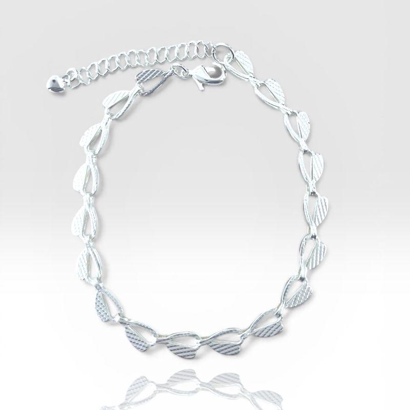 Pulseira Folha Diamantada