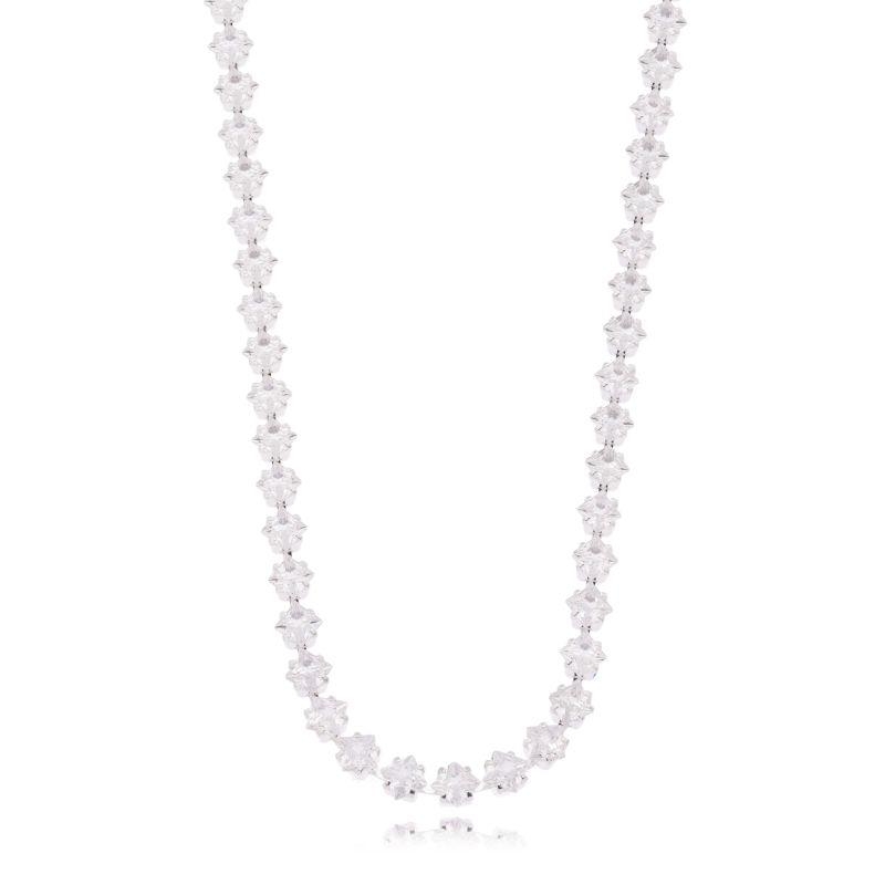 Chocker Riveira Zircônia Quadrada