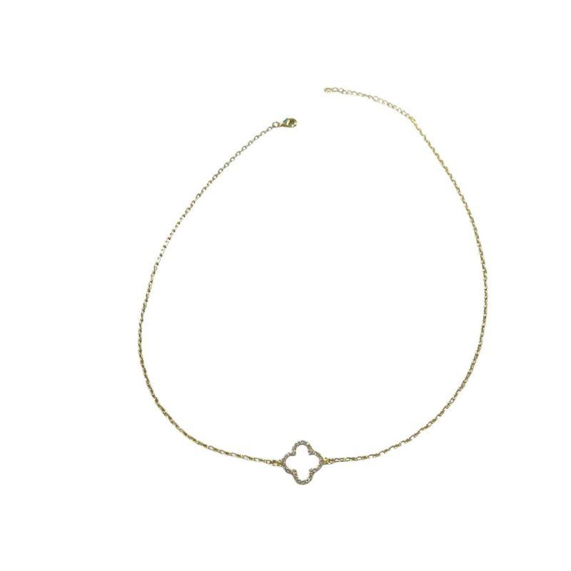 Chocker Trevo Vazado