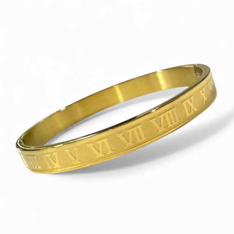 Bracelete Masculino Números Romanos