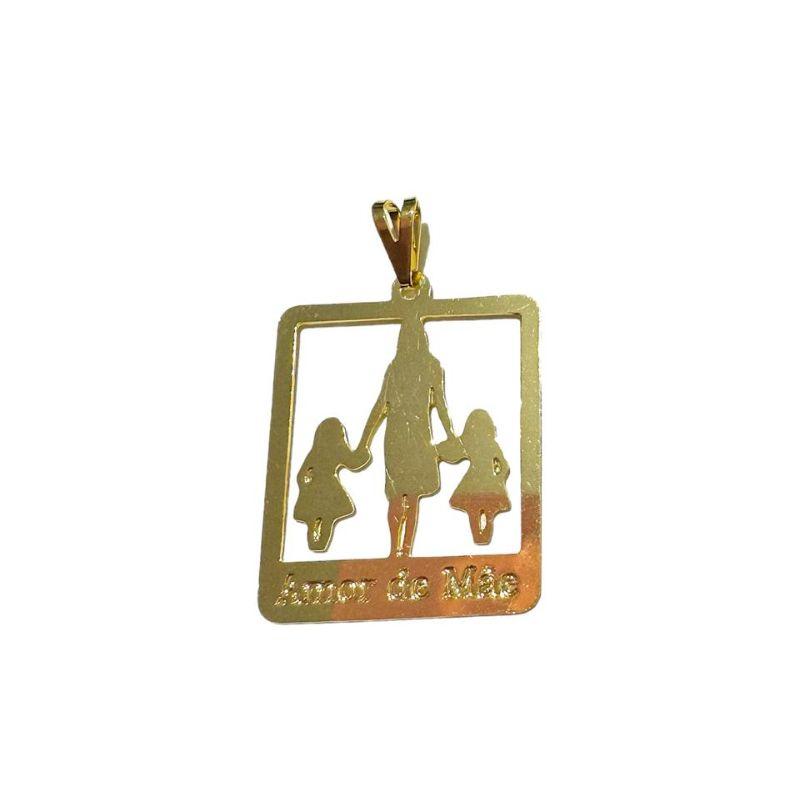 Pingente Amor De Mãe C/ 2 Mneinas