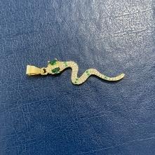 Pingente Cobra Cravejado