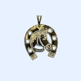 Pingente Ferradura Cavalo G