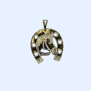 Pingente Ferradura Cavalo M