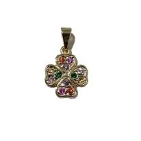 Pingente Trevo 12 Pedras Zirconia