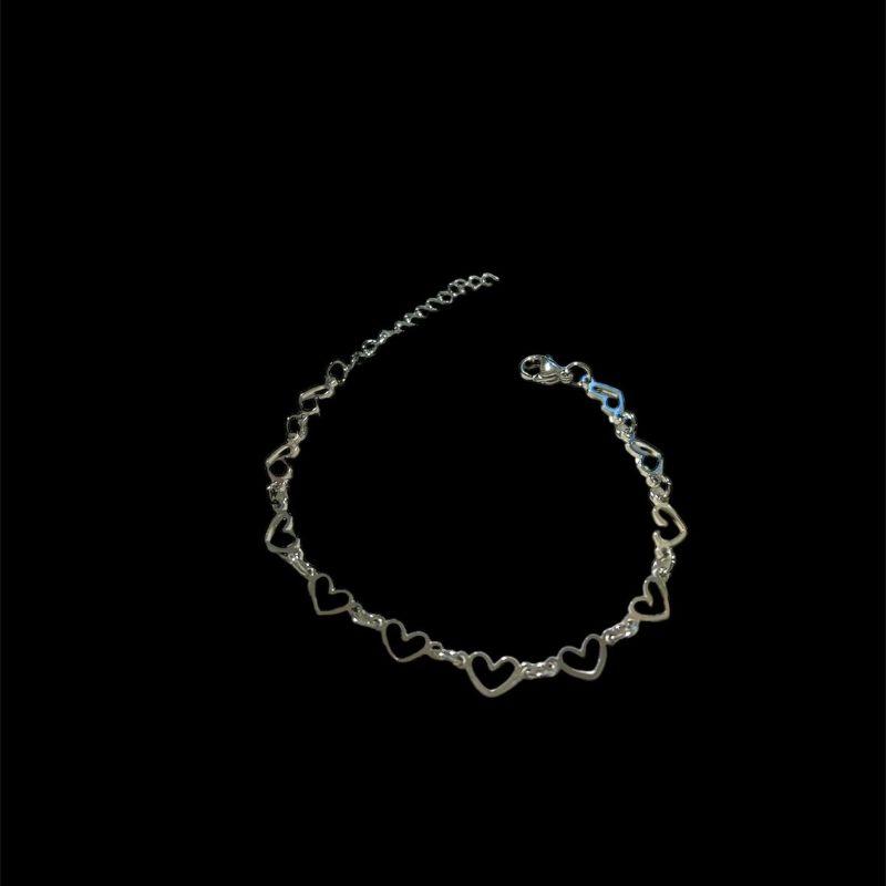 Pulseira 11 Coração Vazado