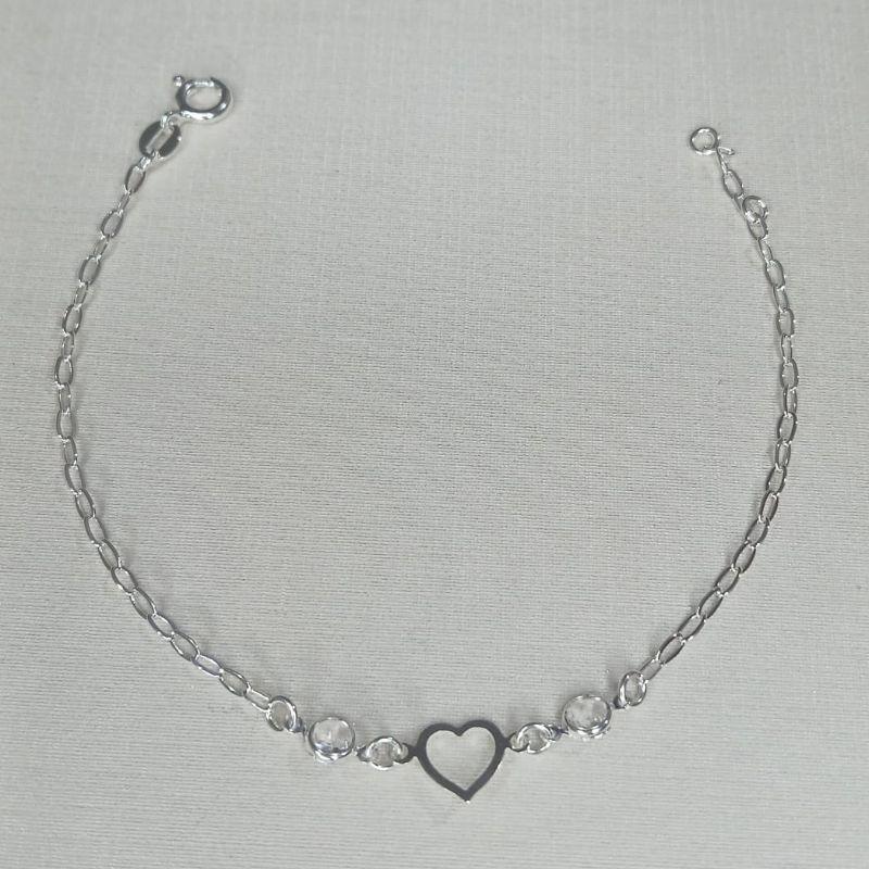 Pulseira Coraçao Vazado