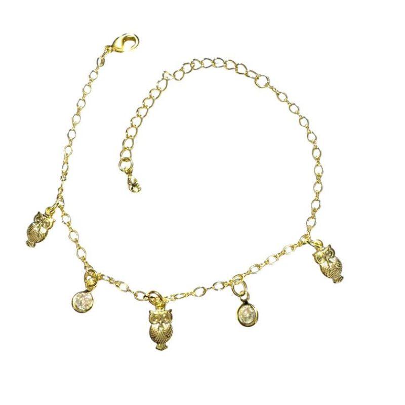 Pulseira Coruja C/ Ponto de Luz