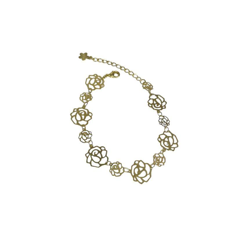 Pulseira Flores Vazadas