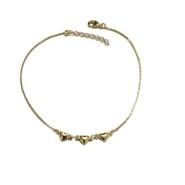 Tornozeleira 3 Corações Liso