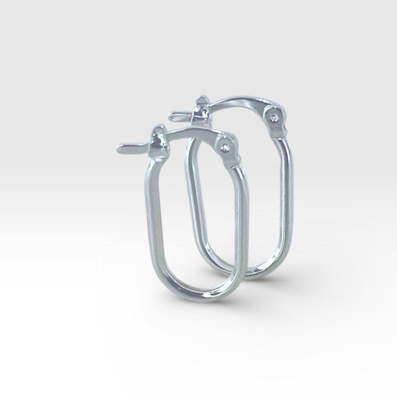 Argola Oval fecho Italiano M