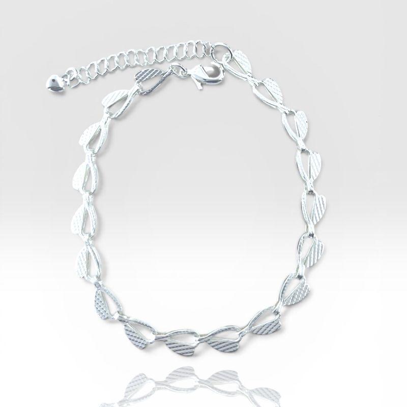 Pulseira Folha Diamantada