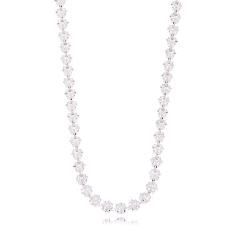 Chocker Riveira Zircônia Quadrada