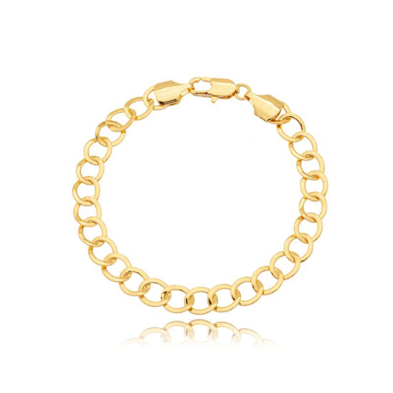 Pulseira Feminina Elo Escamada